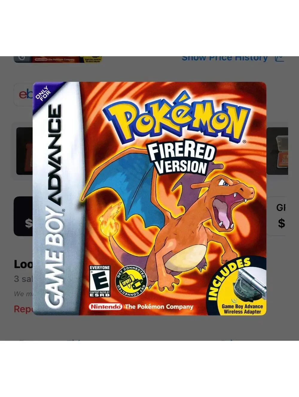 Pokémon FireRed for Gameboy Advance